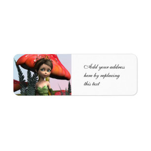 Fairy in Woodland Return Address Label