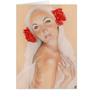 Fairy Intertwined Roses Card