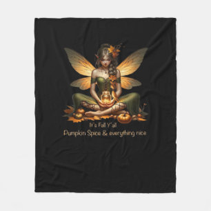 Fairy It’s Fall Y’all Fleece Blanket