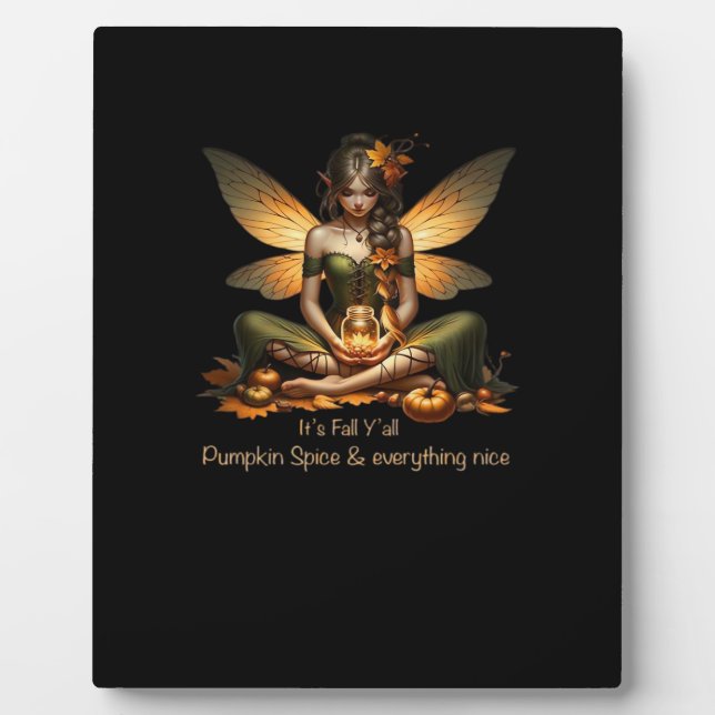 Fairy It’s Fall Y’all Plaque (Front)