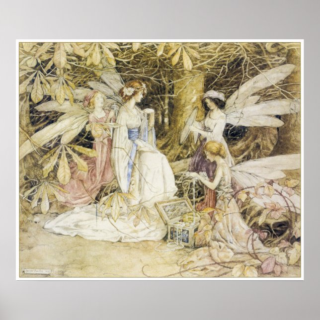 Fairy Jewels Print by Helen Jacobs (Front)