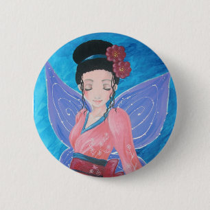 - Fairy kimono swipes in 6 Cm Round Badge