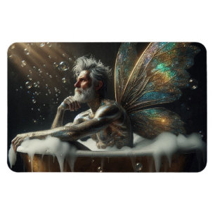 Fairy King Takes a Bath Magnet