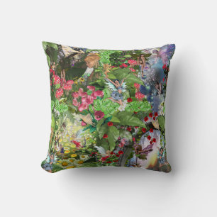 Fairy Kingdom forest dreamland fantasy stories Cushion
