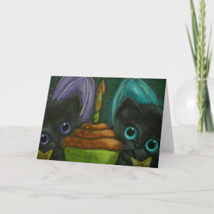 FAIRY KITTENS BIRTHDAY Card