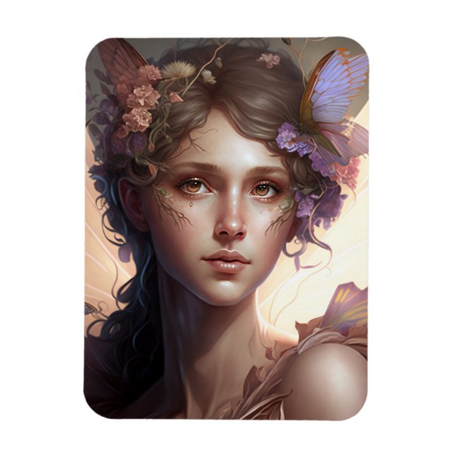 Fairy Lady Fantasy Art Magnet (Vertical)