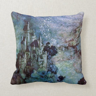 Fairy Land Castle Edmund Dulac Fine Art Cushion