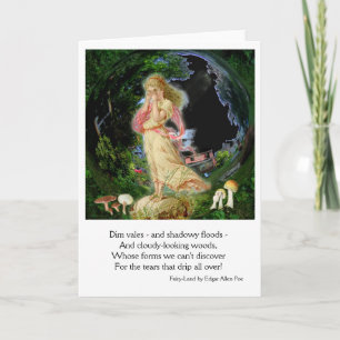 Fairy Land Halloween Fantasy Greeting Card