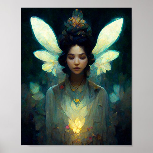 Fairy Light Fantasy Art Poster (Front)