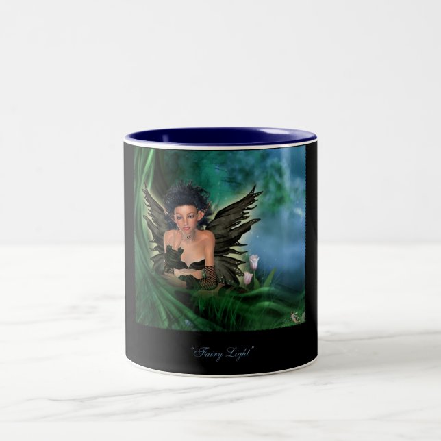 fairy light Two-Tone coffee mug (Center)