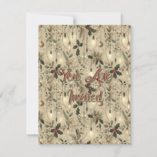 Fairy Lights, Forest Bright Card