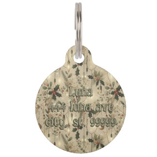 Fairy Lights, Forest Bright Pet Tag