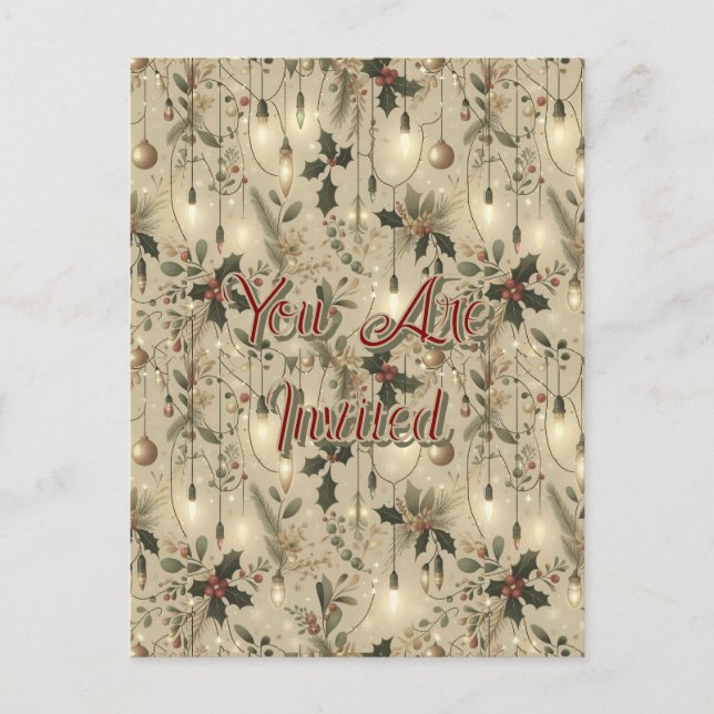 Fairy Lights, Forest Bright Postcard (Front)