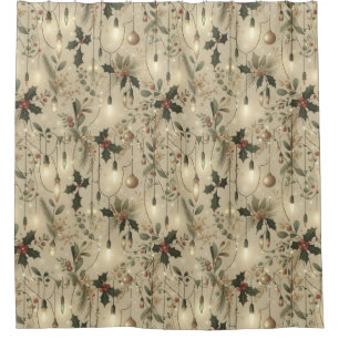 Fairy Lights, Forest Bright Shower Curtain