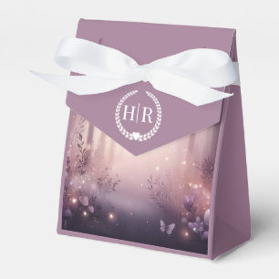 Fairy Lights in Woodland Glow Wedding Favour Box