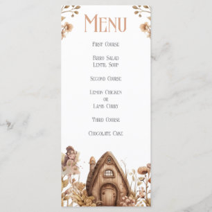 Fairy Magic Boho Flat Menu