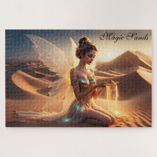 Fairy magic dream desert elegant sun fantasy jigsaw puzzle