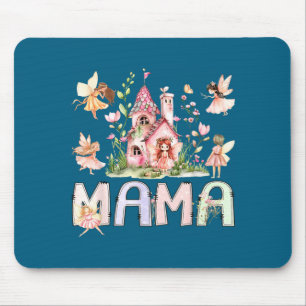 Fairy mama magical fairytale birthday girl family mouse pad