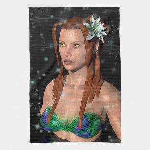 Fairy Mermaid Tea Towel