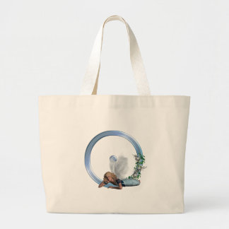 Fairy Monogram O Large Tote Bag