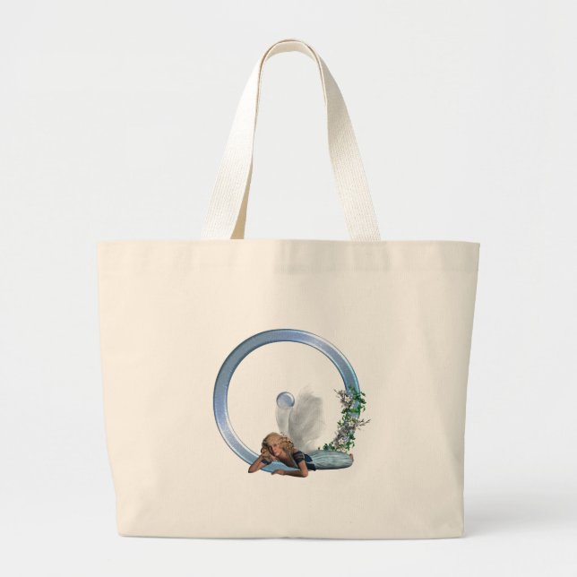 Fairy Monogram O Large Tote Bag (Front)