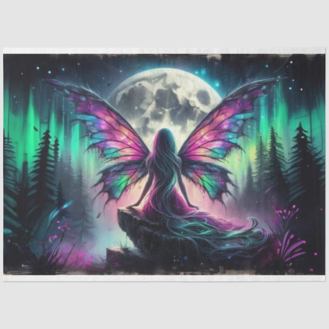 Fairy Moon Cliff Tissue Paper (Front)