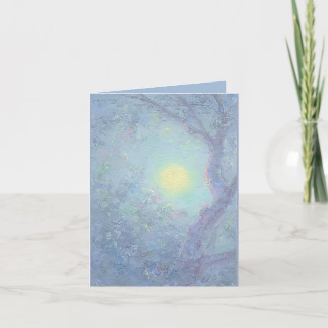 Fairy Moon Greeting Card (Front)