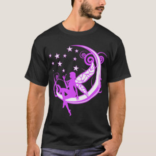 Fairy Moon Stars Gift Yoga Zen Fantasy Magical Dre T-Shirt
