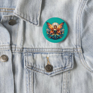 Fairy Mug, Magical Fantasy Vibe 6 Cm Round Badge