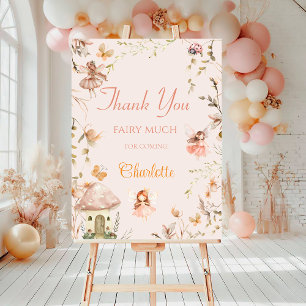 Fairy Mushroom Cottage Boho Birthday Thank You Photo Print