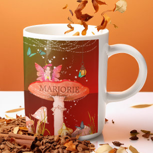  Fairy Mushroom Magic Enchanted Personal Coffee Mug