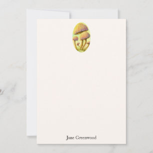 Fairy Mushrooms Personalised Card