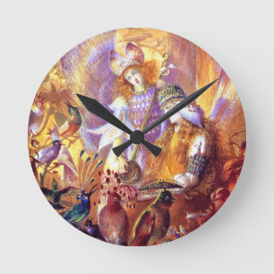 Fairy Music Round Clock