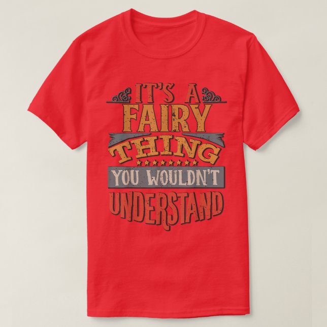 Fairy Name  T-Shirt (Design Front)