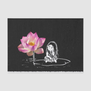 Fairy Night Lotus Flower Tissue Paper