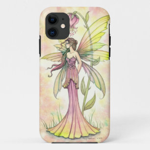 Fairy of Spring Watercolor Fantasy Art iPhone 11 Case
