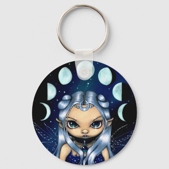 "Fairy of the Changing Moons" Keychain (Front)