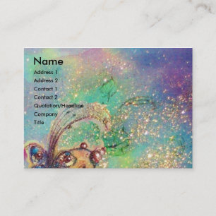 FAIRY OF THE RED FLOWERS / MAGIC BUTTERFLY BUSINESS CARD