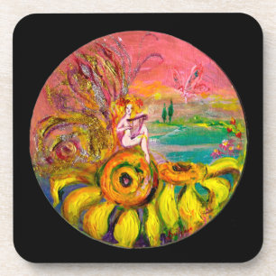 FAIRY OF THE SUNFLOWERS COASTER