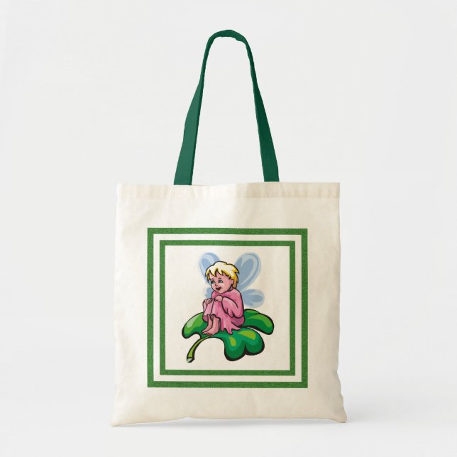Fairy on a Clover - Tote Bag (Front)
