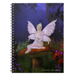 Fairy on a Mushroom 3 Notebook