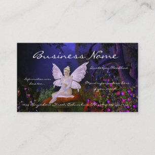Fairy on a Mushroom Design 3 Fantasy Business Card
