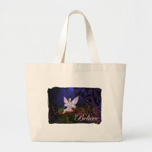 Fairy on a Mushroom Design 3 - Fantasy Tote