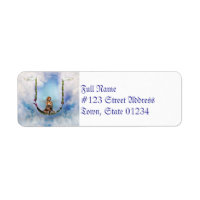 Fairy on a Swing Return Address Mailing Labels
