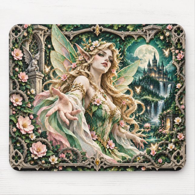 Fairy, Paper Cut Monster Mouse Pad (Front)