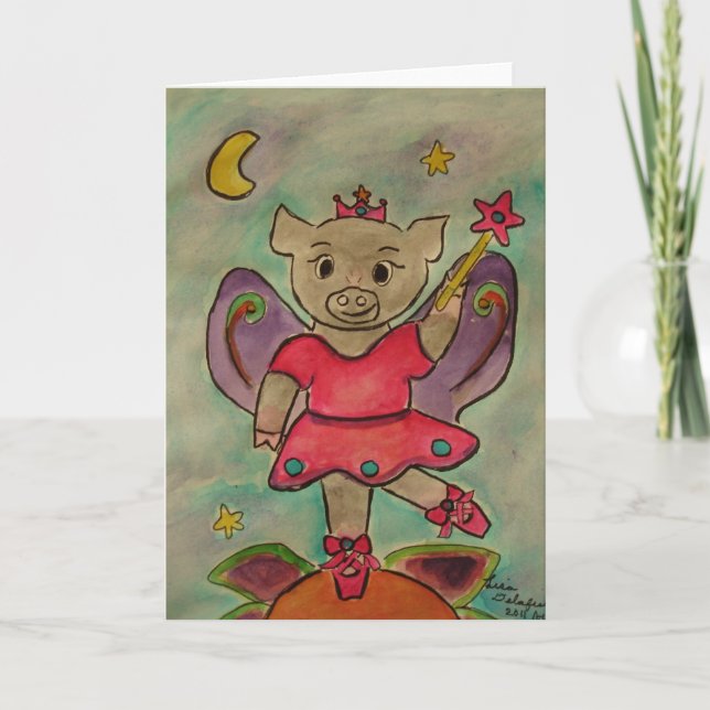 Fairy Pig Card (Front)