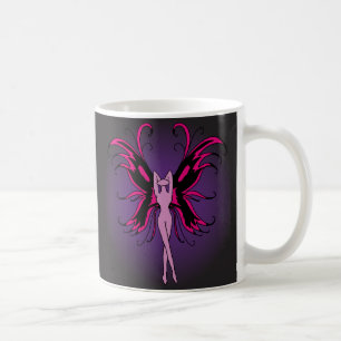 Fairy - Pink & Black Wings - Mug