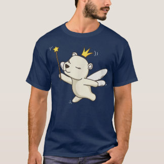 Fairy Polar Bear Wildlife Mystical Animal Fairy Lo T-Shirt