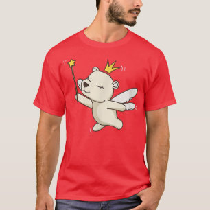 Fairy Polar Bear Wildlife Mystical Animal Fairy Lo T-Shirt