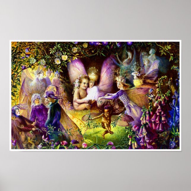 Fairy Poster Print:  Fairy Painting by Fitzgerald (Front)
